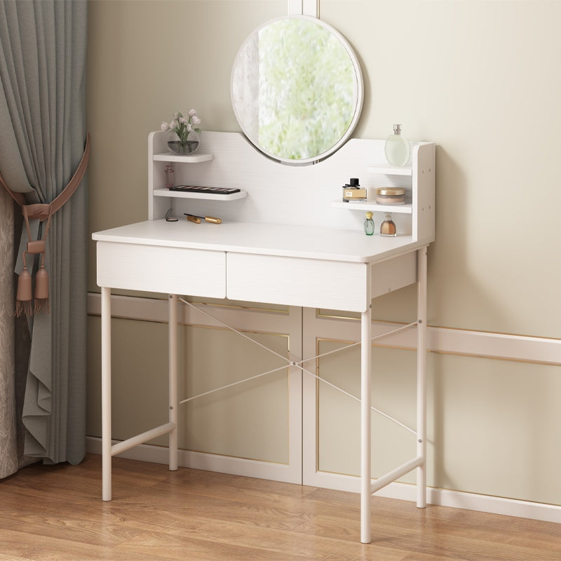DRESSING TABLE COSMETIC WHITE BEDROOM WITH MIRROR DRAWERS MODERN Packaging status original