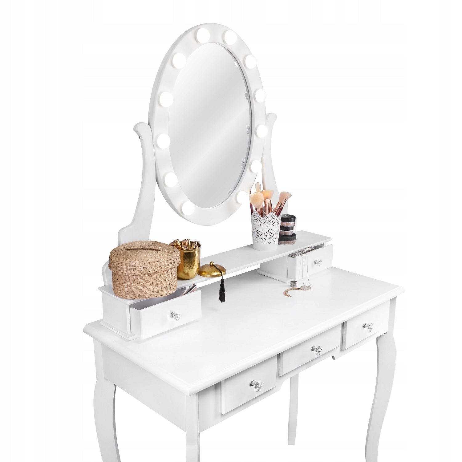 Kosmetinis staliukas, Fluxar home, DR-1023, baltas