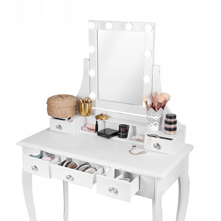 Kosmetinis staliukas, Fluxar home, DR-1021, baltas