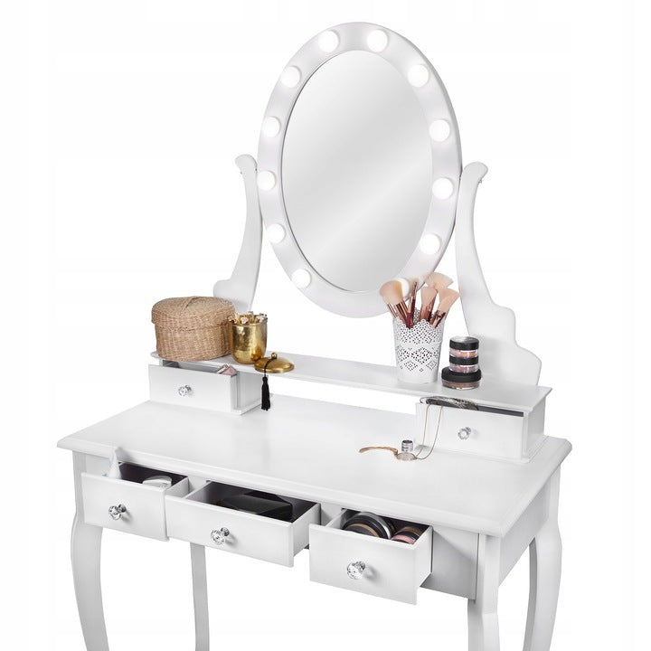 Kosmetinis staliukas, Fluxar home, DR-1023, baltas