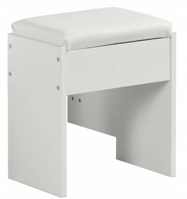 DRESSING TABLE COSMETIC WITH MIRROR CHAIR AND DIMMABLE LED LIGHTING 016 Manufacturer code Toaletka kosmetyczna 016 z krzesłem +9LED