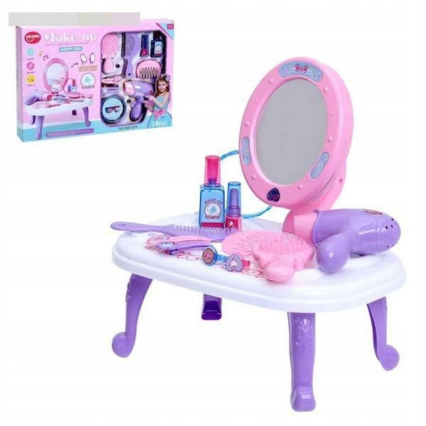 DRESSING TABLE DRYER MIRROR FOR GIRLS SET Packaging status original