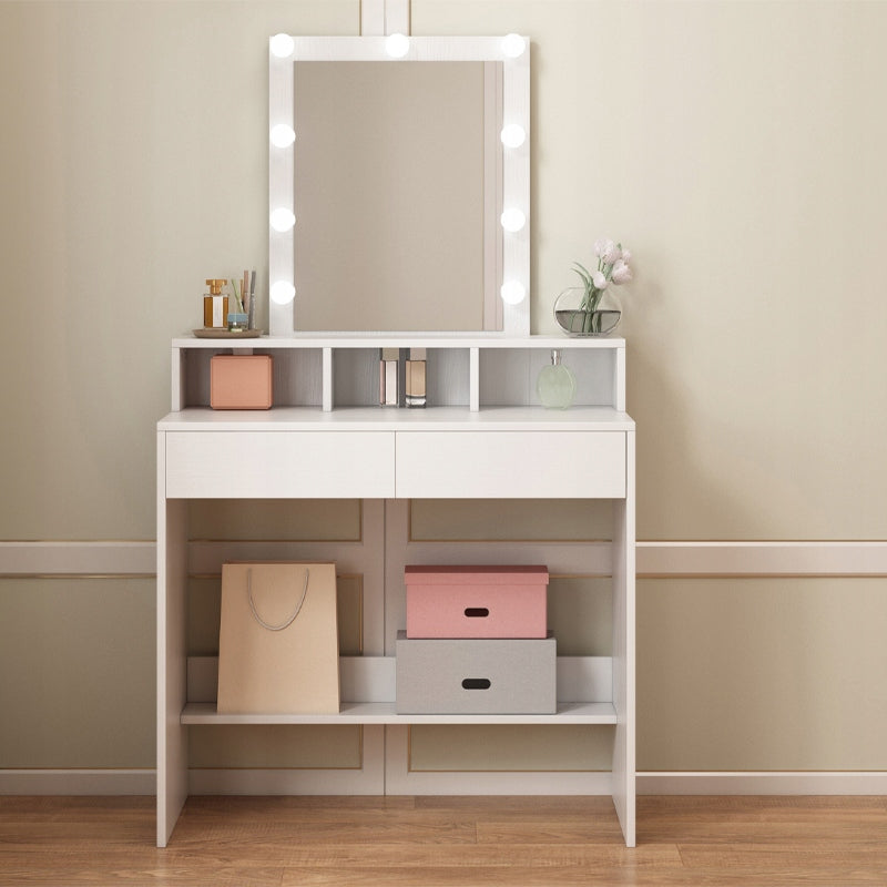 DRESSING TABLE FOR MAKEUP COSMETIC MAKEUP WITH MIRROR LED MODERN LOFT 80 CM Manufacturer code TOALETKA DO MAKIJAŻU WIZAŻU KOSMETYCZNA