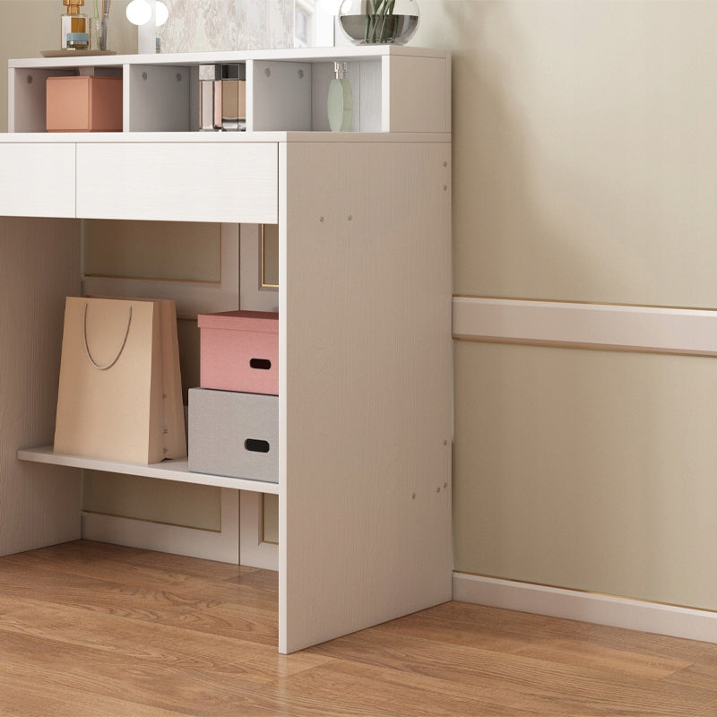 DRESSING TABLE FOR MAKEUP COSMETIC MAKEUP WITH MIRROR LED MODERN LOFT 80 CM Packaging status original