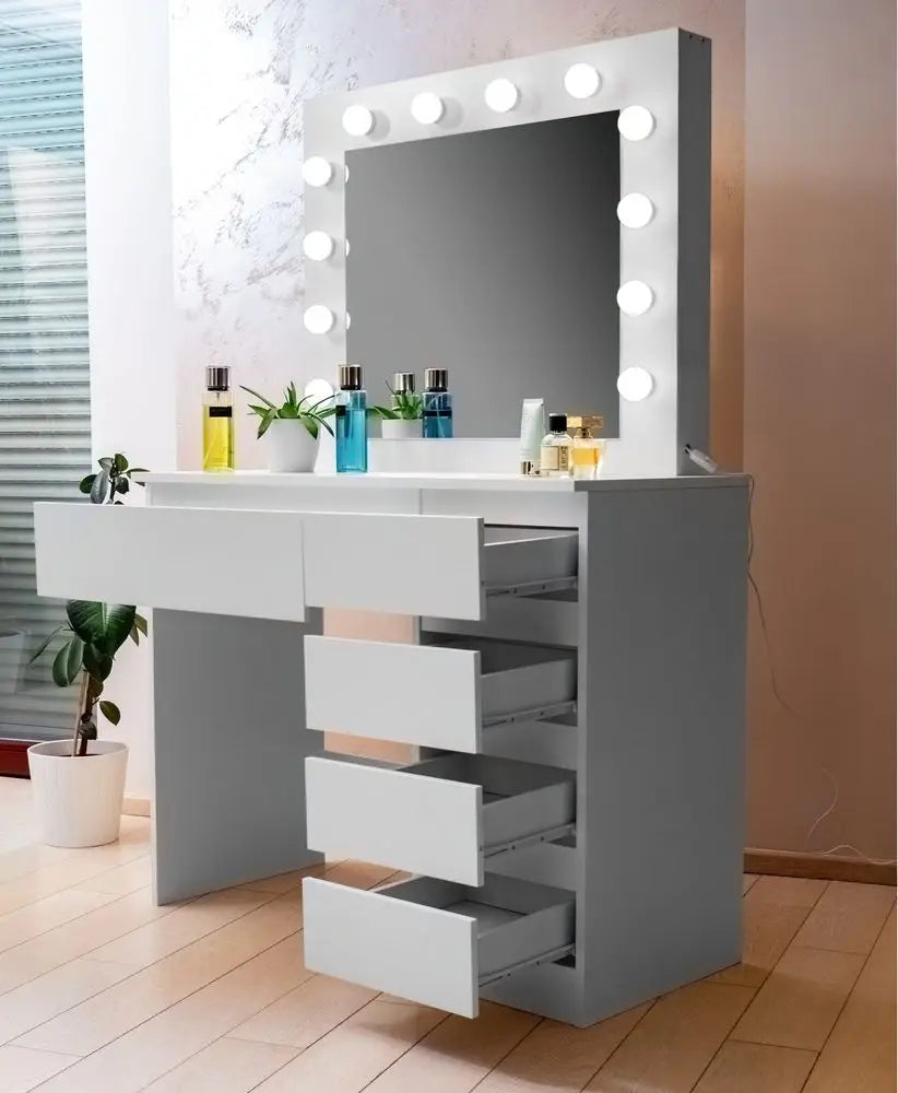 Kosmetinis staliukas, Fluxar home, DR-1016, baltas