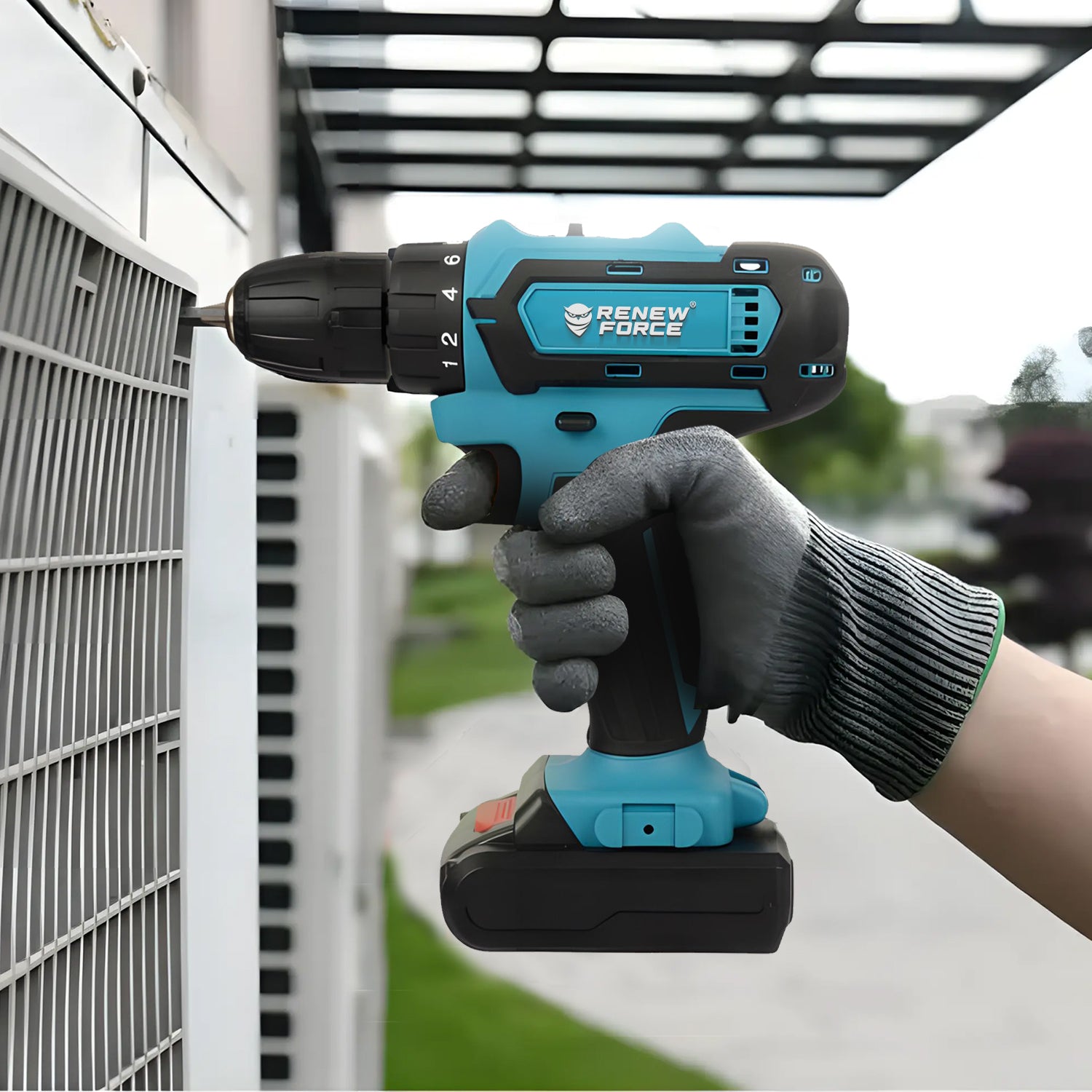 DRILL CORDLESS IMPACT DRIVER 2x AKU 21V SET SUITCASE EFFICIENT Manufacturer code WIERTARKA AKUMULATOROWA UDAROW Z WIERTŁAMI 25