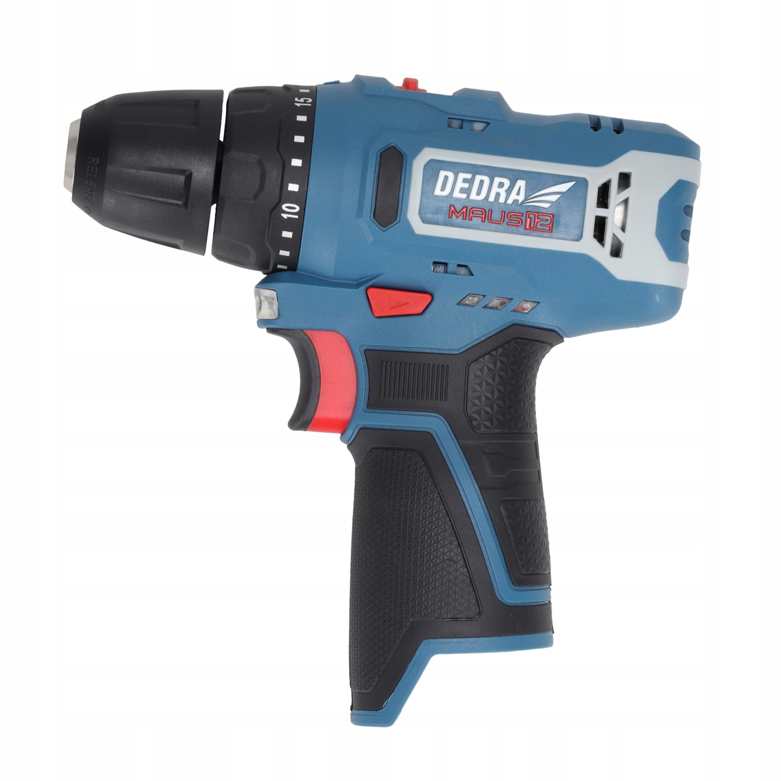 DRILL - CORDLESS SCREWDRIVER 12V DEDRA MAUS 32NM 2SPEED BODY DED7330 Packaging status original