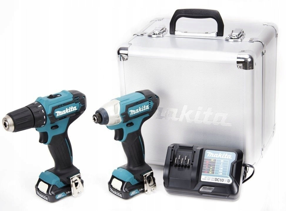 DRILL/DRIVER + IMPACT DRIVER MAKITA CLX224X 2X1,5 AH 12V EAN (GTIN) 4903613469973