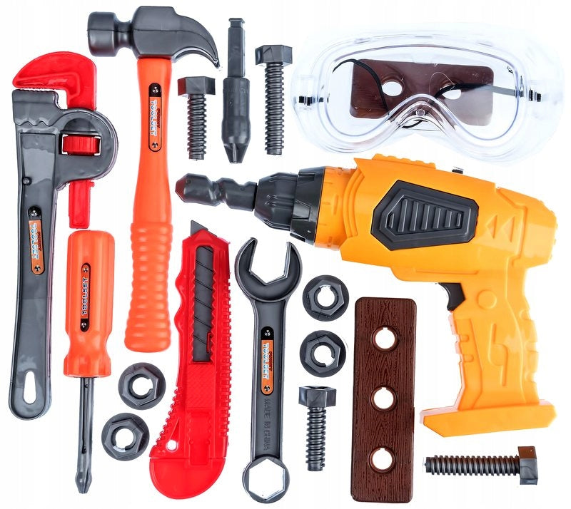 DRILL SCREWDRIVER TOOL SET 14 pcs MASK