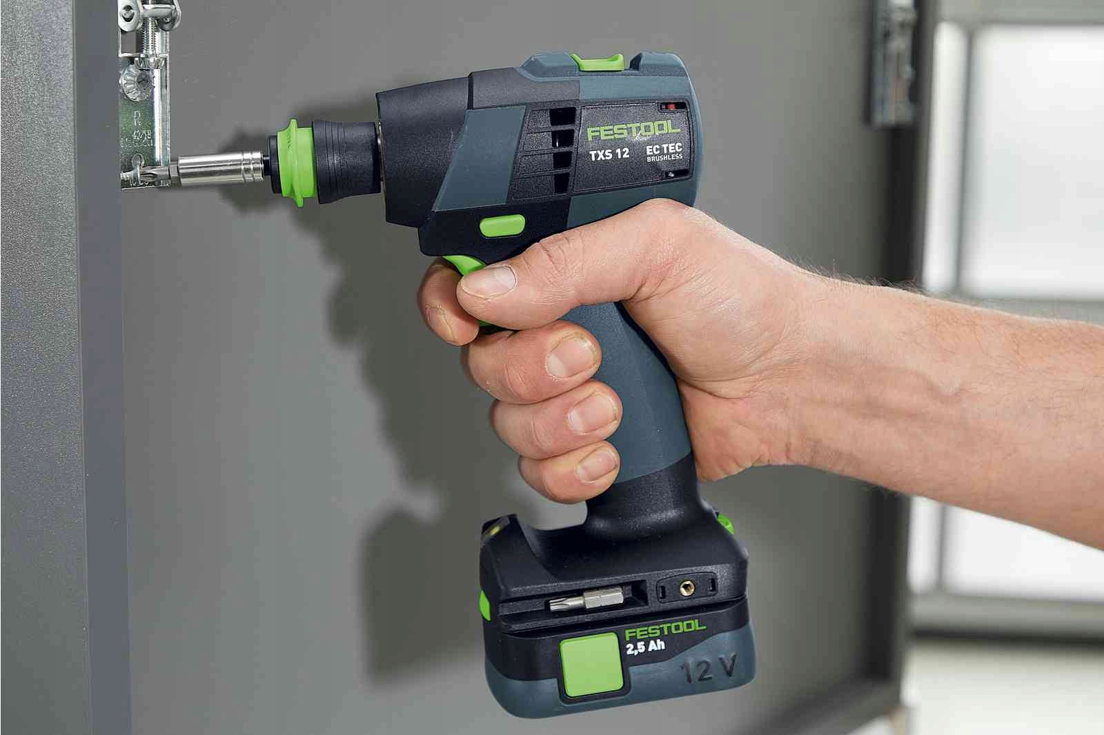 DRILLING MACHINE TXS 12 2,5-Set, 2 BATTERIES, WITHOUT CHARGER FESTOOL Packaging status original