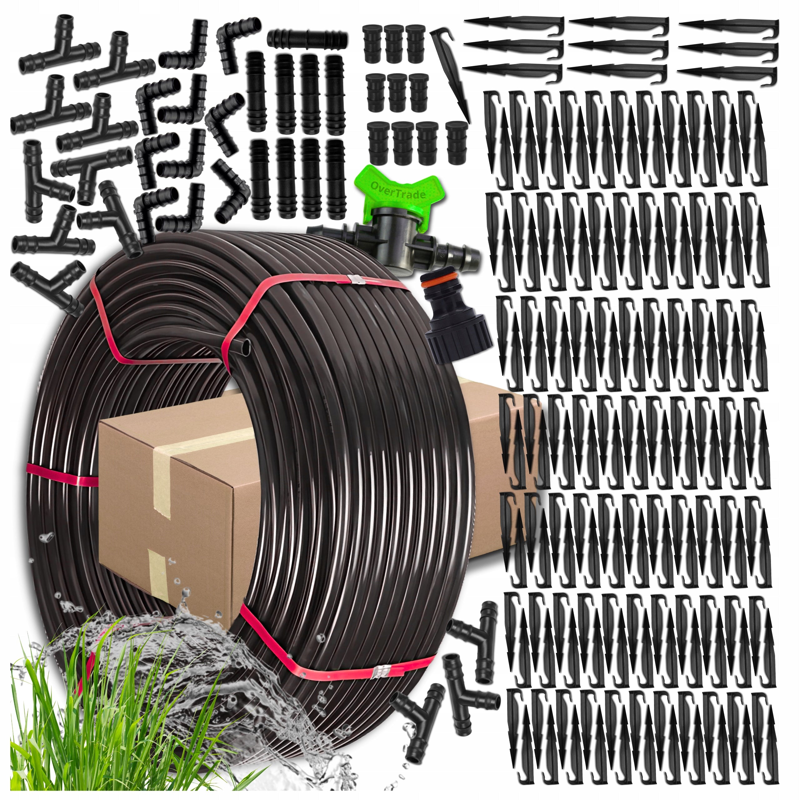 DRIP LINE DRIP IRRIGATION 100m +194XXL DRIP HOSE STRONG
