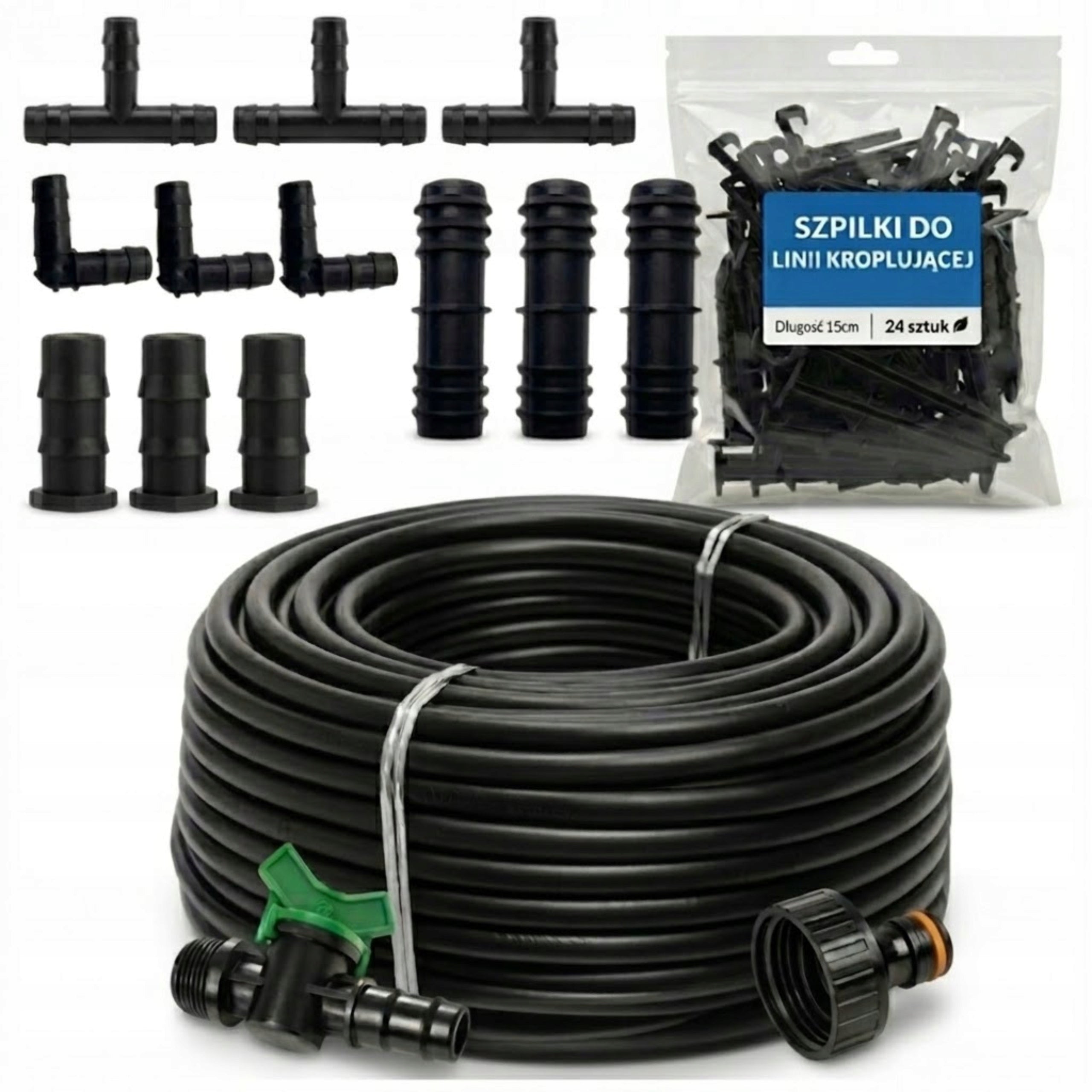 DRIP LINE IRRIGATION DRIP HOSE DRIP 25m+38EL SOLID