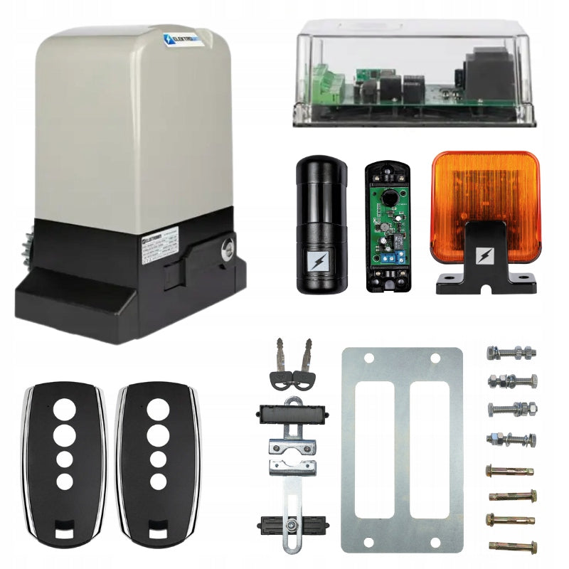 DRIVE AUTOMATIC MOTOR FOR SLIDING GATE UP TO 1000 kg KSE180 SET