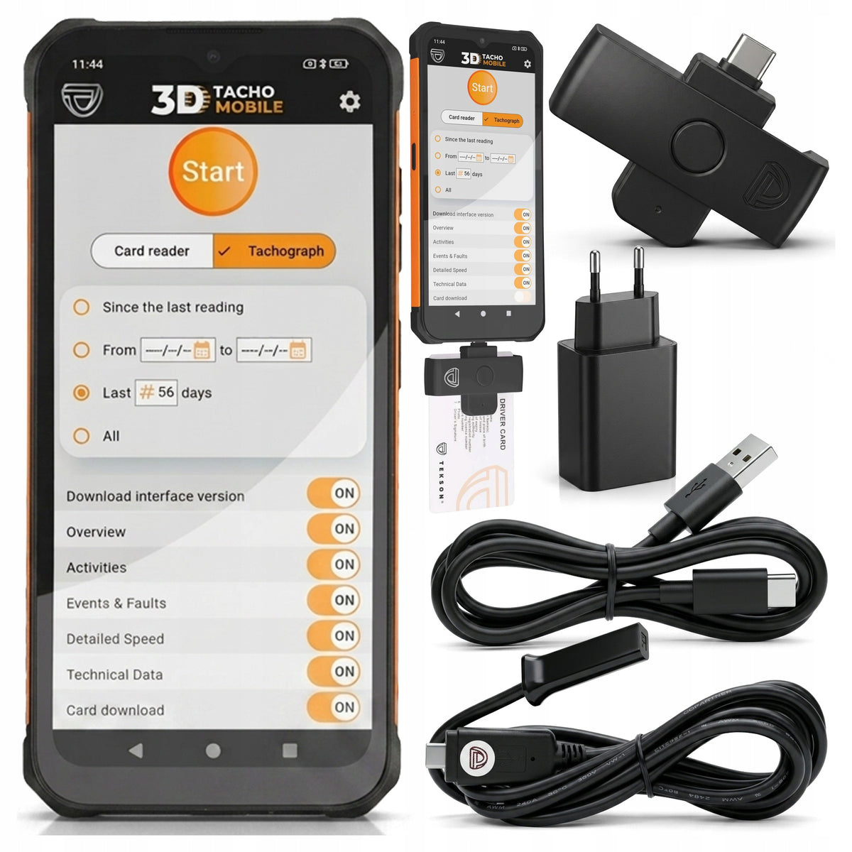DRIVER CARD READER SMART 4.1 TEKSON 3D TACHO MOBILE 2026