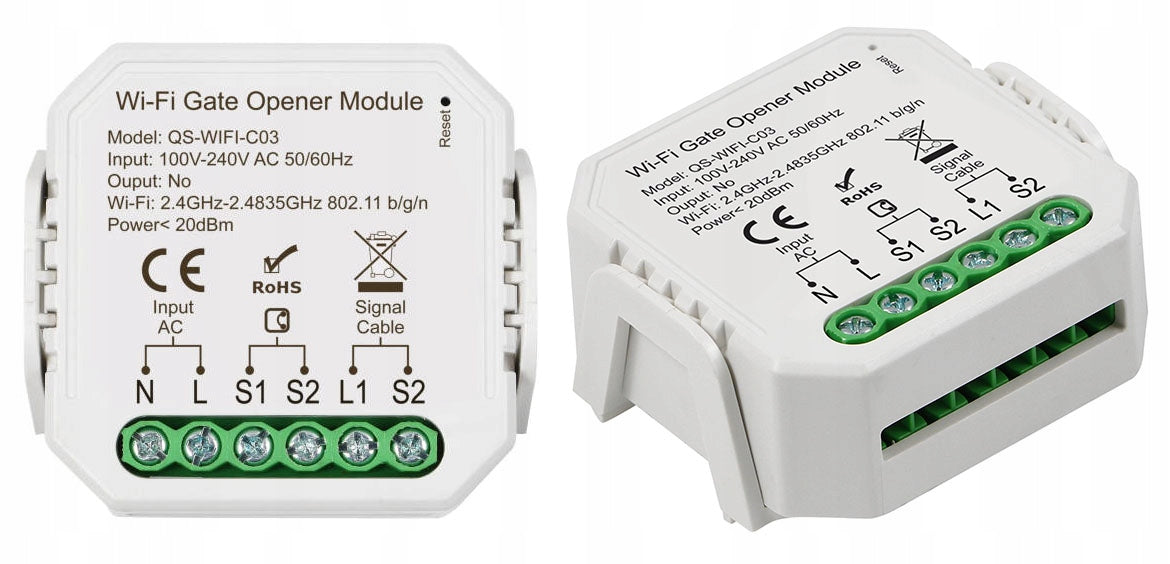 DRIVER FOR GARAGE DOOR WIFI TUYA + sensor EAN (GTIN) 5905954837199