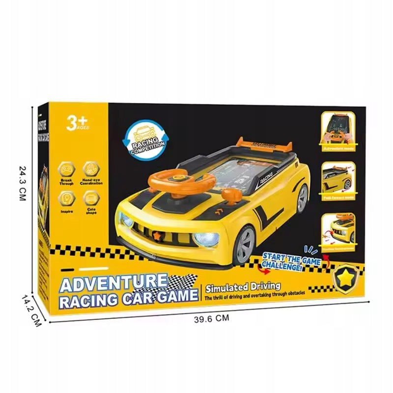 DRIVING SIMULATOR STEERING WHEEL CONSOLE RACE AUTO TRACK CAR INTERACTIVE Packaging status original