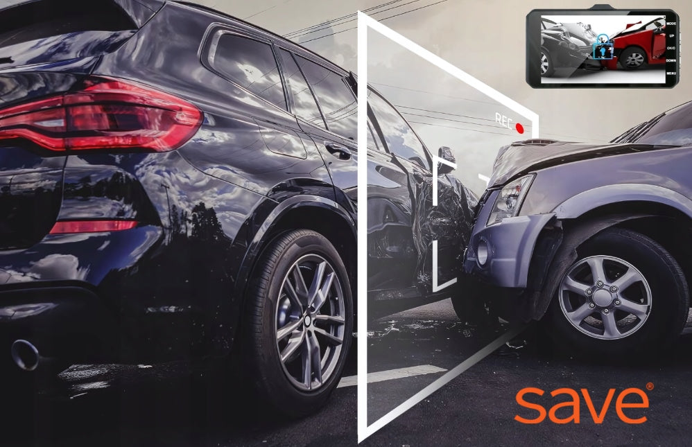 DRIVING VIDEO RECORDER IN MIRROR CAR CAMERA REVERSING RECORDER Memory card included none