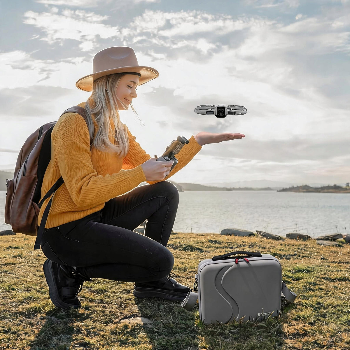 DRONE BAG DJI NEO 2 RIGID CASE FOR BATTERY AND RC-N3 N Brand no brand