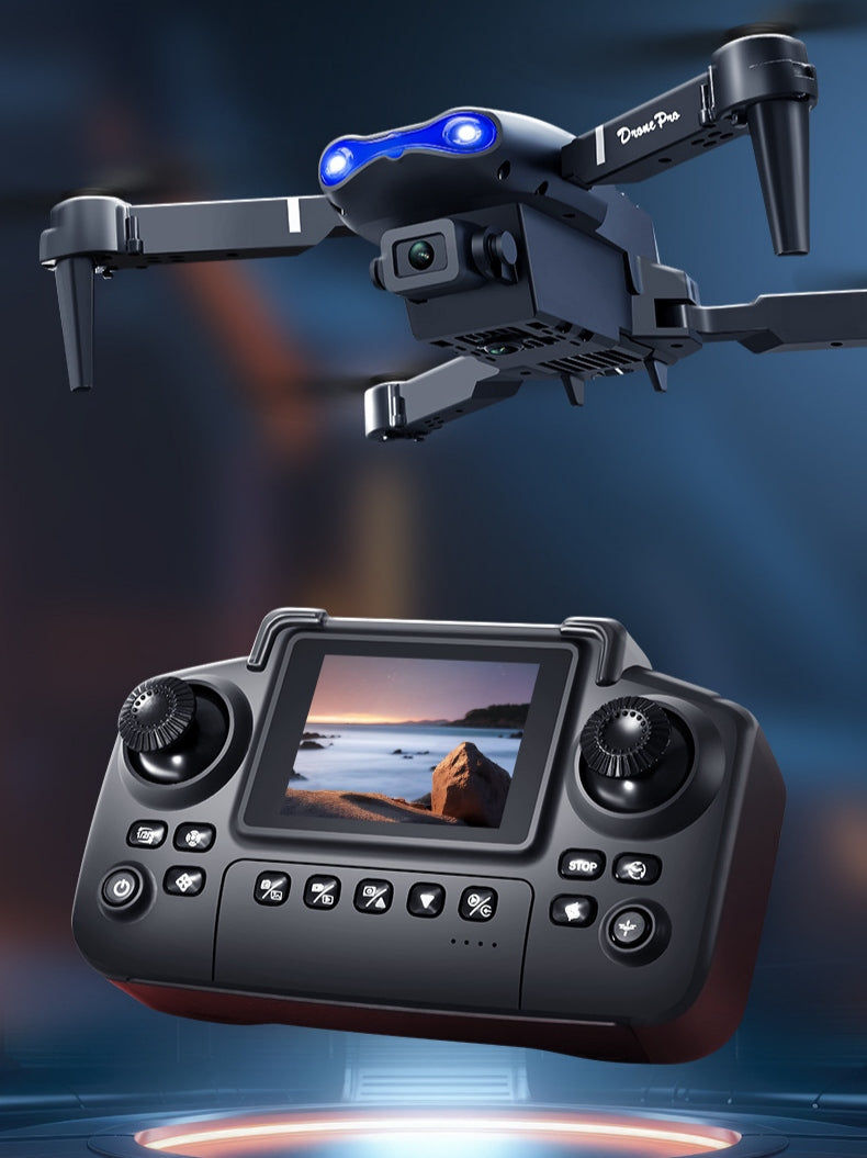 DRONE CONTROLLER WITH LCD 2 cameras TOY 115G WIFI 3x AKU 300m OpticalFlow Brand WINANQE
