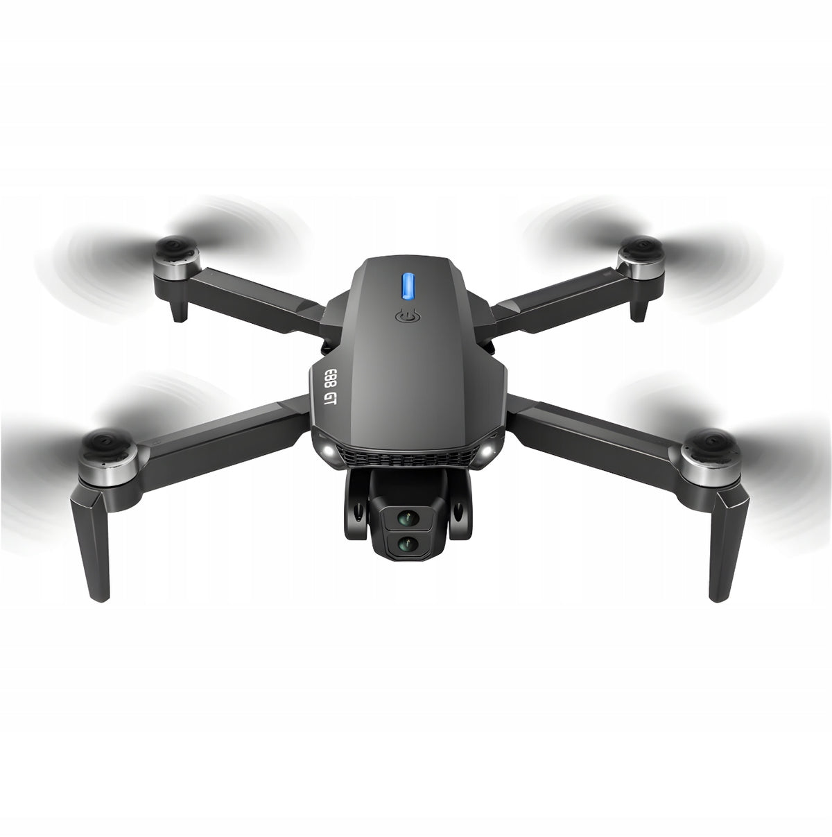 DRONE E88 GT Series BRUSHLESS MOTORS 2 CAMERAS HOVER 3 BATTERIES TOY Packaging status original