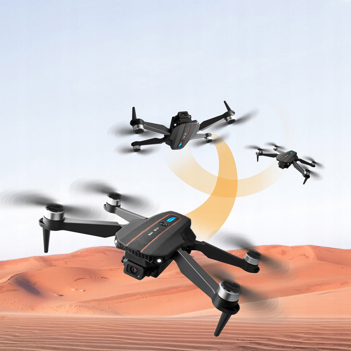 DRONE FOLDABLE SMART REMOTE CONTROLLED S91 WITH HD CAMERA CARRYING Manufacturer code 6TY0829901