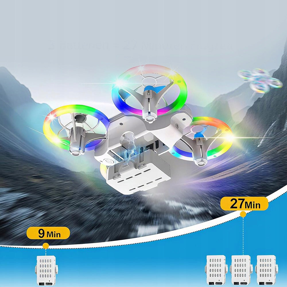 DRONE FOR CHILDREN,RC QUADCOPTER WITH LED LIGHTS,ONE-WAY LANDING Manufacturer code Mini dron