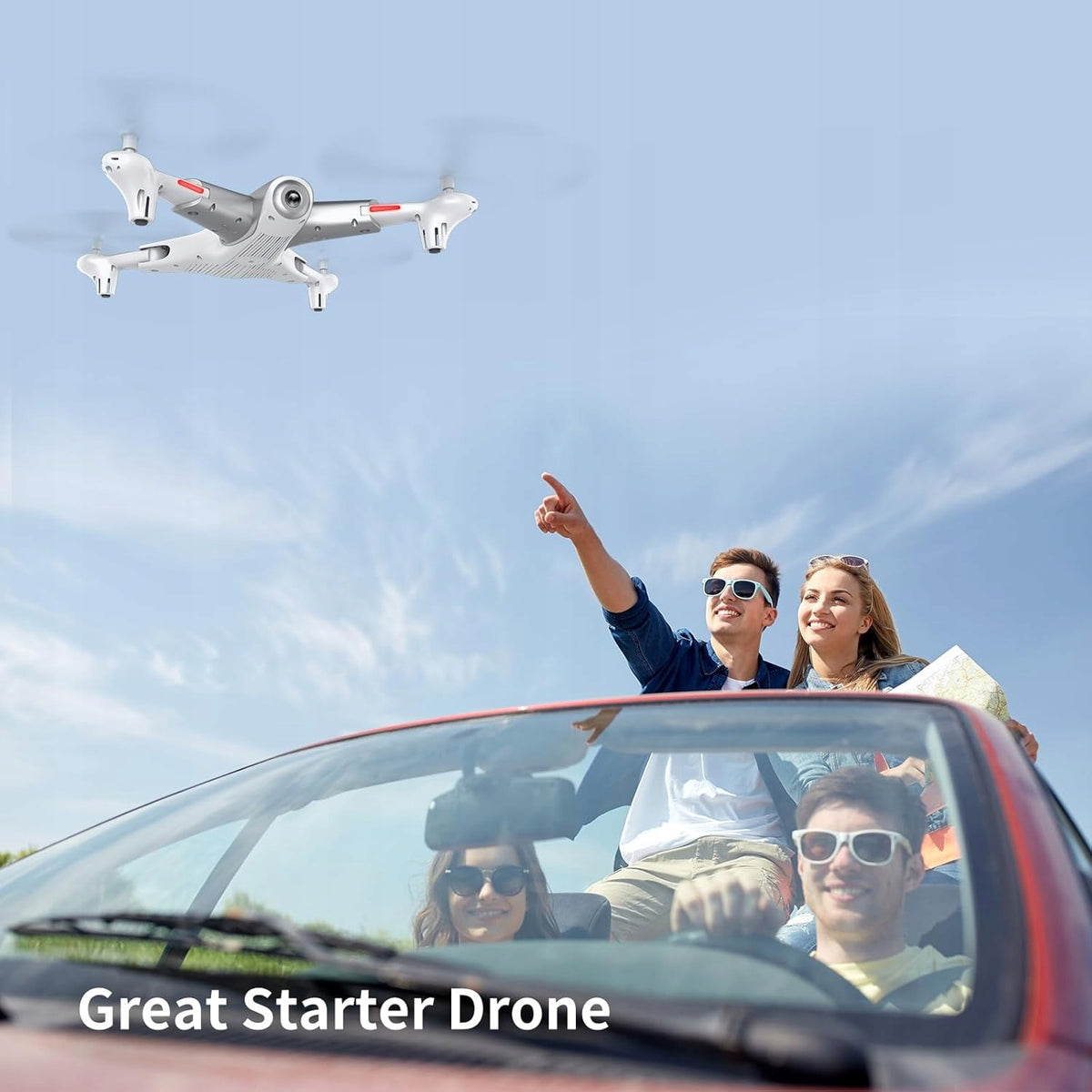 DRONE FOR CHILDREN WITH CAMERA 60MIN FLIGHT STABLE Packaging status original