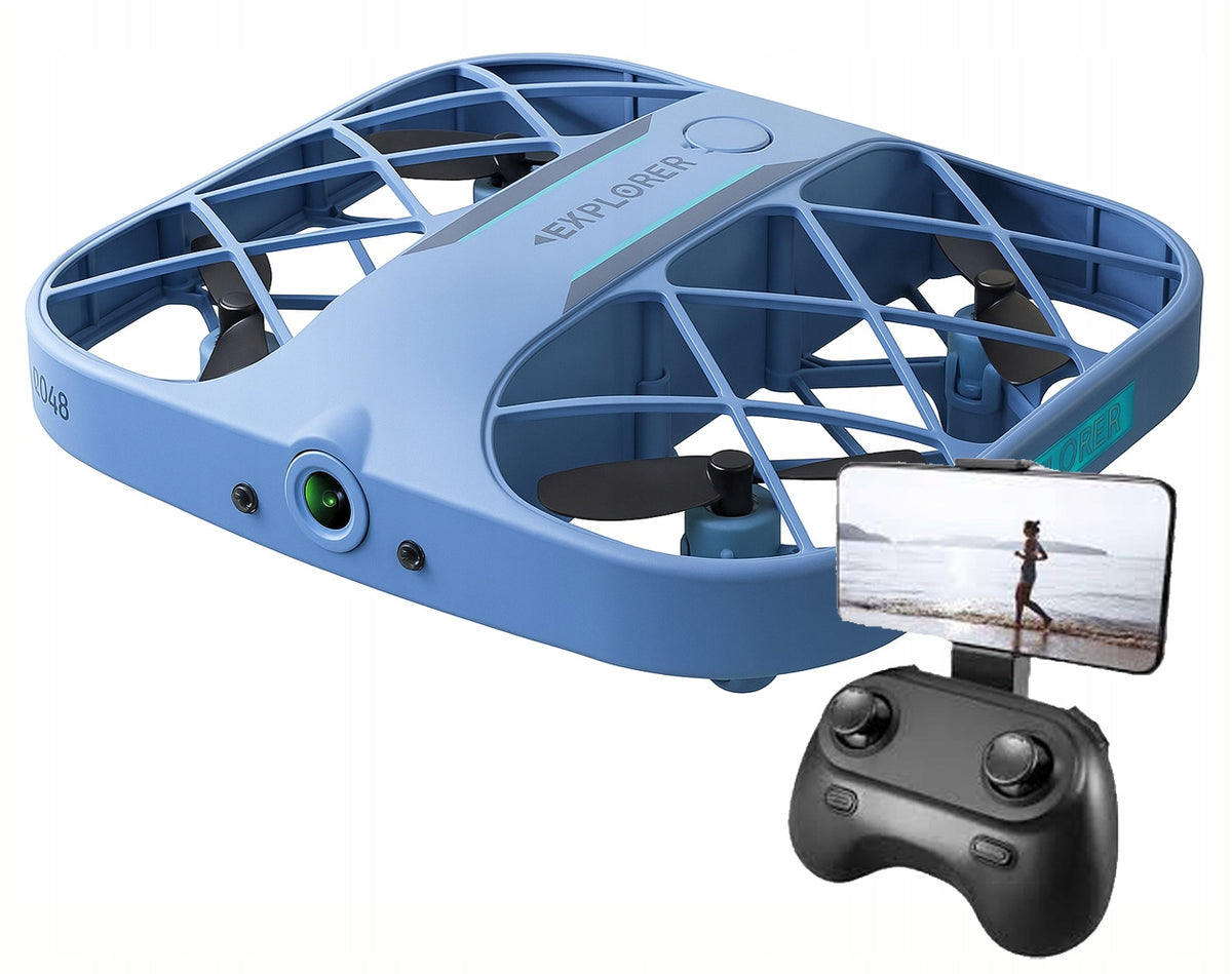 DRONE JJRC H107 WITH HD WIFI CAMERA POWERFUL WITH RC IMPACT RESISTANT COVERS
