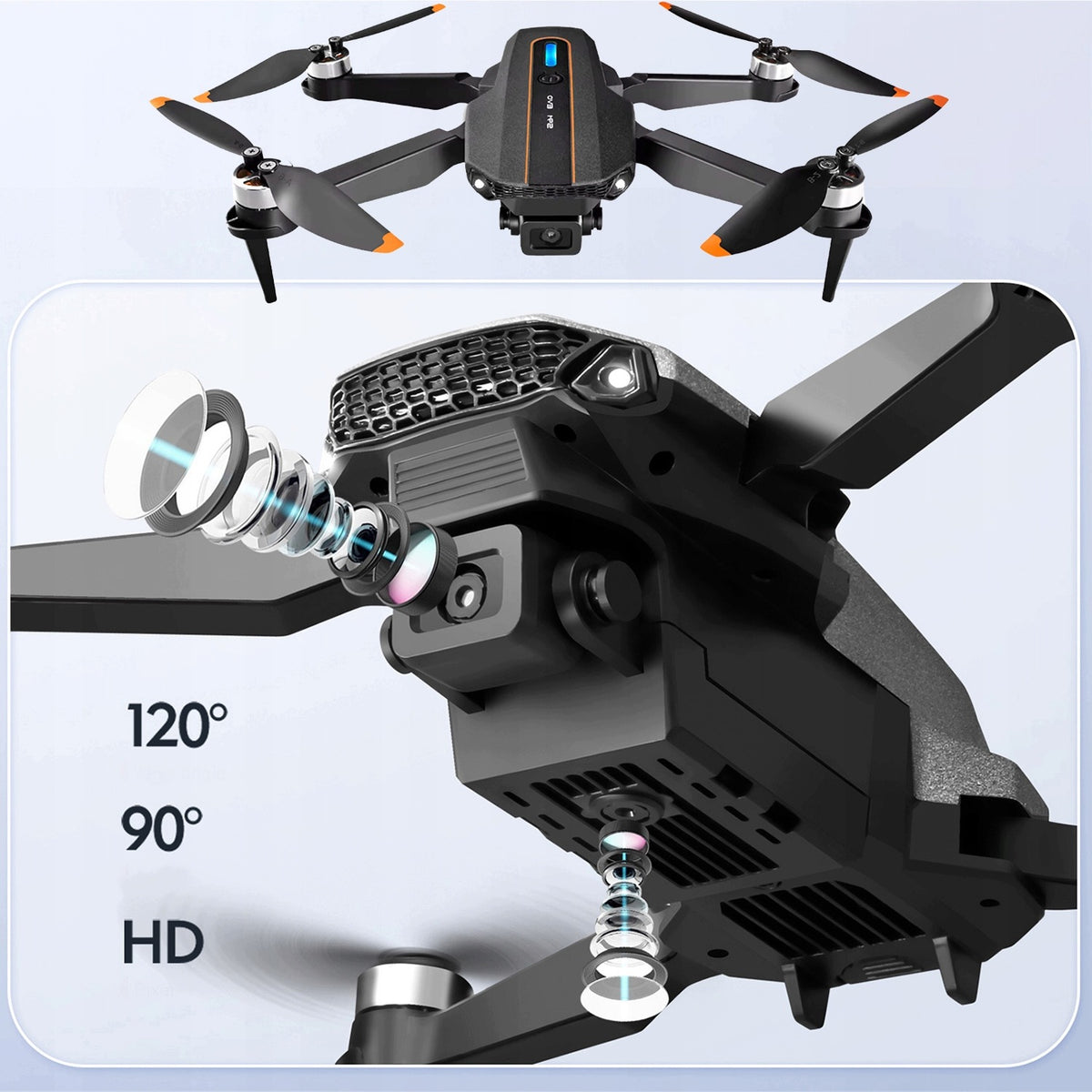 DRONE S91 2 CAMERAS WiFi BRUSHLESS MOTORS APP TOY HOVER Manufacturer code Drone