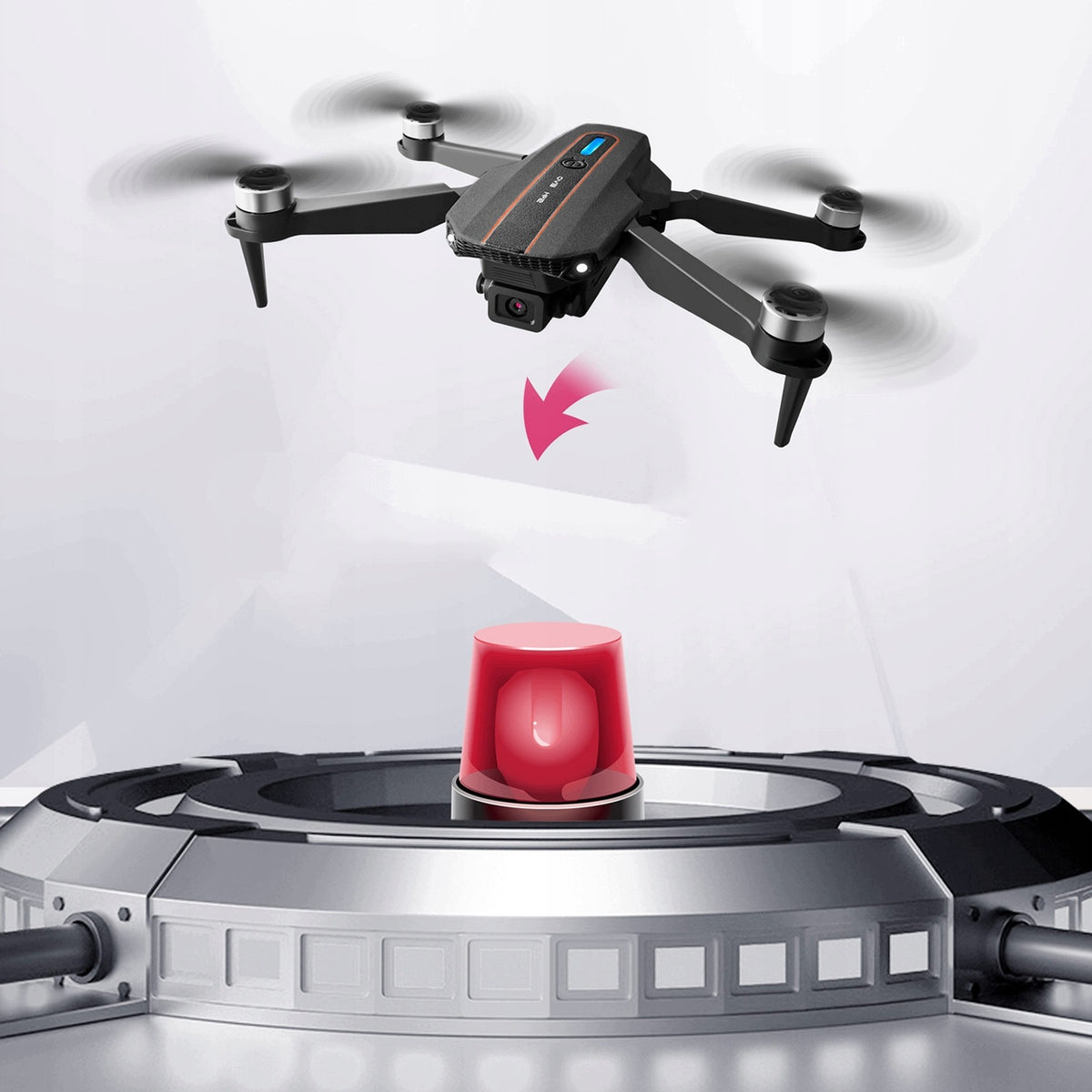 DRONE S91 DUAL CAMERA HD WIFI BLACK MINI FLY CAMERAS Manufacturer code 6TY082928