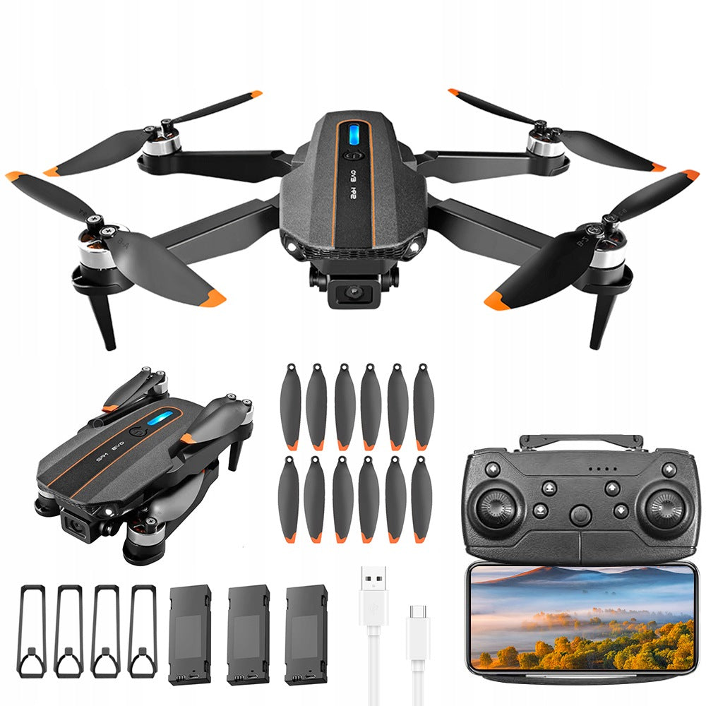 DRONE S91 FOLDABLE DUAL WIFI FPV CAMERA BRUSHLESS MOTOR RANGE 100M