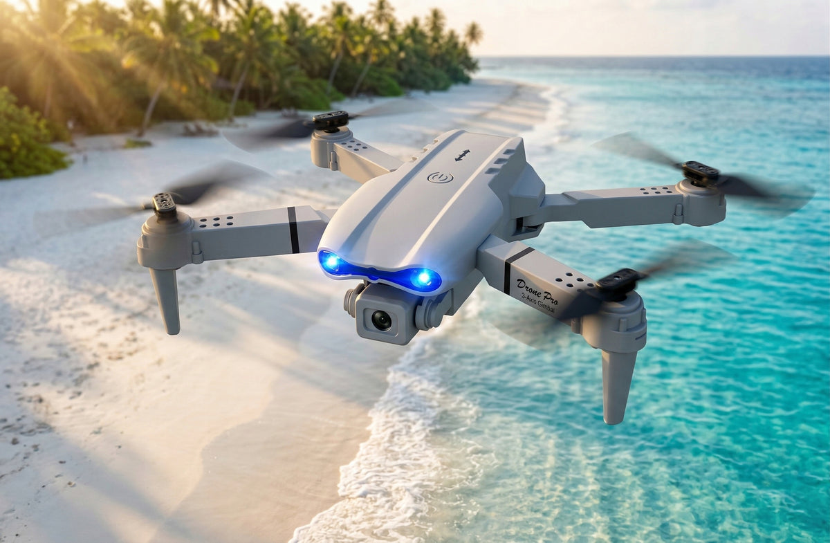 DRONE TECHNOID REMOTE CONTROLLED 3x AKU WIFI CAMERA 500M 45 Min 40KM/h ULTRA Packaging status original