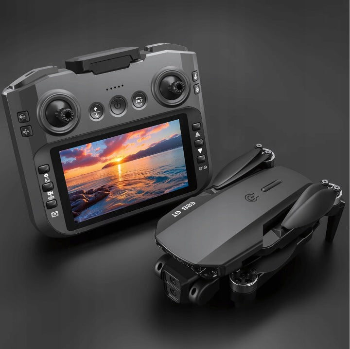 DRONE WINANQE E88 GT LCD DISPLAY 5' BRUSHLESS MOTORS 3xBATTERIES Manufacturer code WINANQE E88 GT