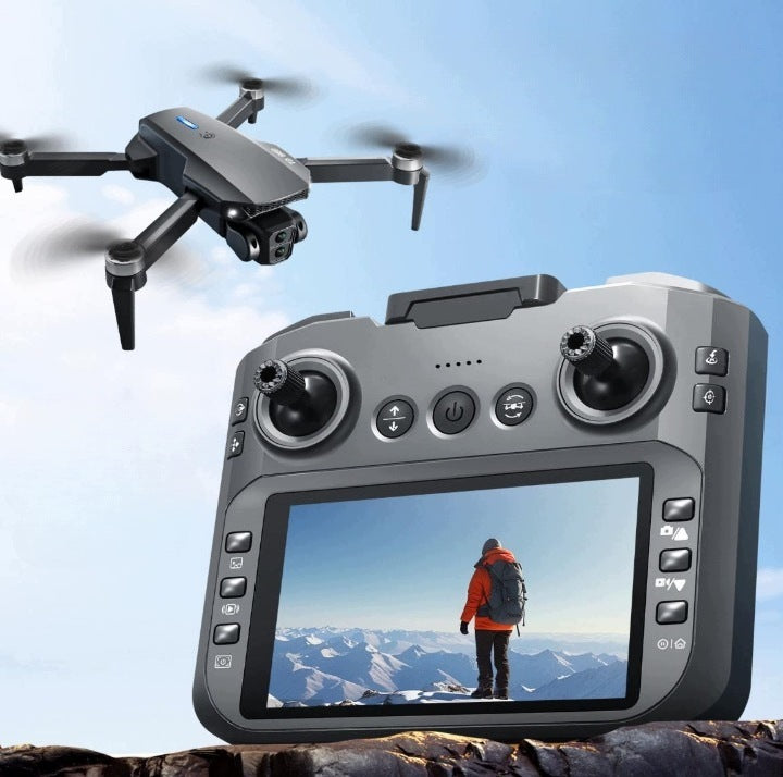 DRONE WITH CAMERA LCD DISPLAY 5' BRUSHLESS MOTORS 3 BATTERIES 8GB CARD Brand no brand