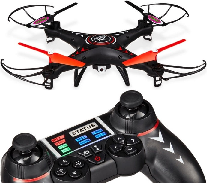 DRONE WITH CAMERA RC TURBO COMPASS RETURN GYROSCOPE 200M 40KM THRUST ADJUSTMENT