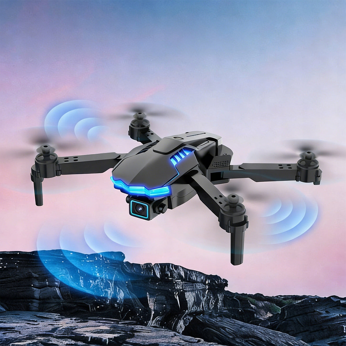 DRONE WITH CAMERAS AND 2 BATTERIES SPEED CONTROL 360 DEGREE ROTATION Brand Bedee