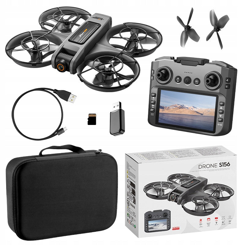DRONE WITH HD CAMERA COVER 3 BATTERIES LCD SCREEN BRUSHLESS WIFI 145G Manufacturer code Bezszczotkowy dron