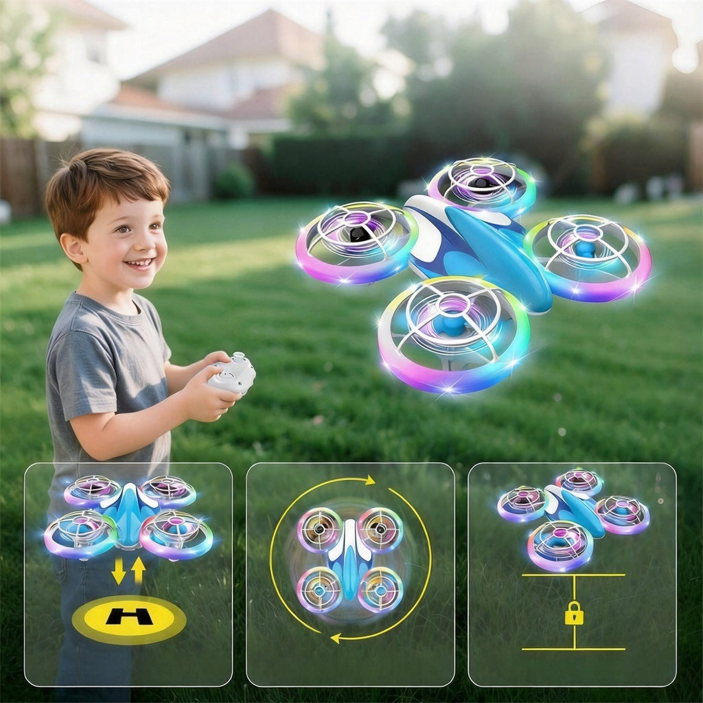 DRONES FOR CHILDREN WITH PROTECTIVE COVER IMPACT-RESISTANT ABS PLASTIC Brand no brand