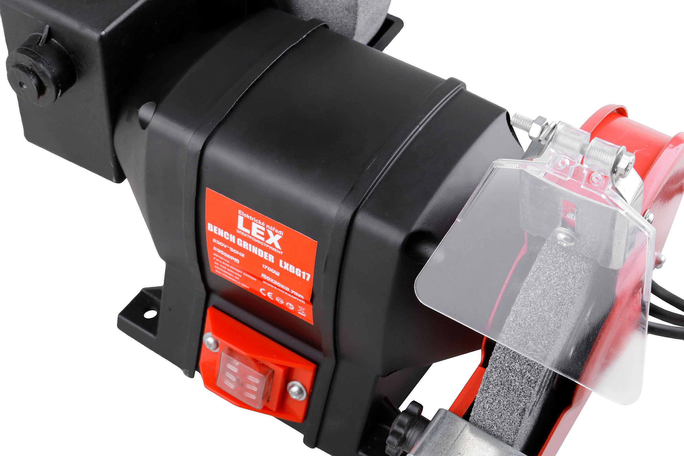 DRY AND WET TABLE GRINDER FOR SHARPENING, SLOW SPEED, 2 STONES Manufacturer code LXBG17
