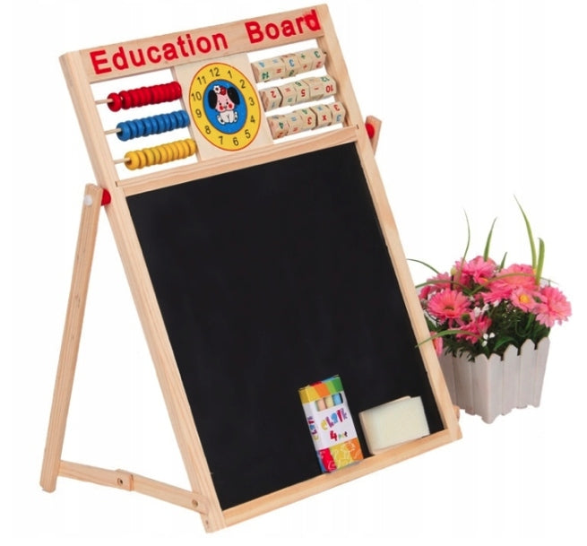 DRY ERASE CHALKBOARD DOUBLE-SIDED EDUCATIONAL MULTIFUNCTIONAL Brand Pan i Pani Gadżet