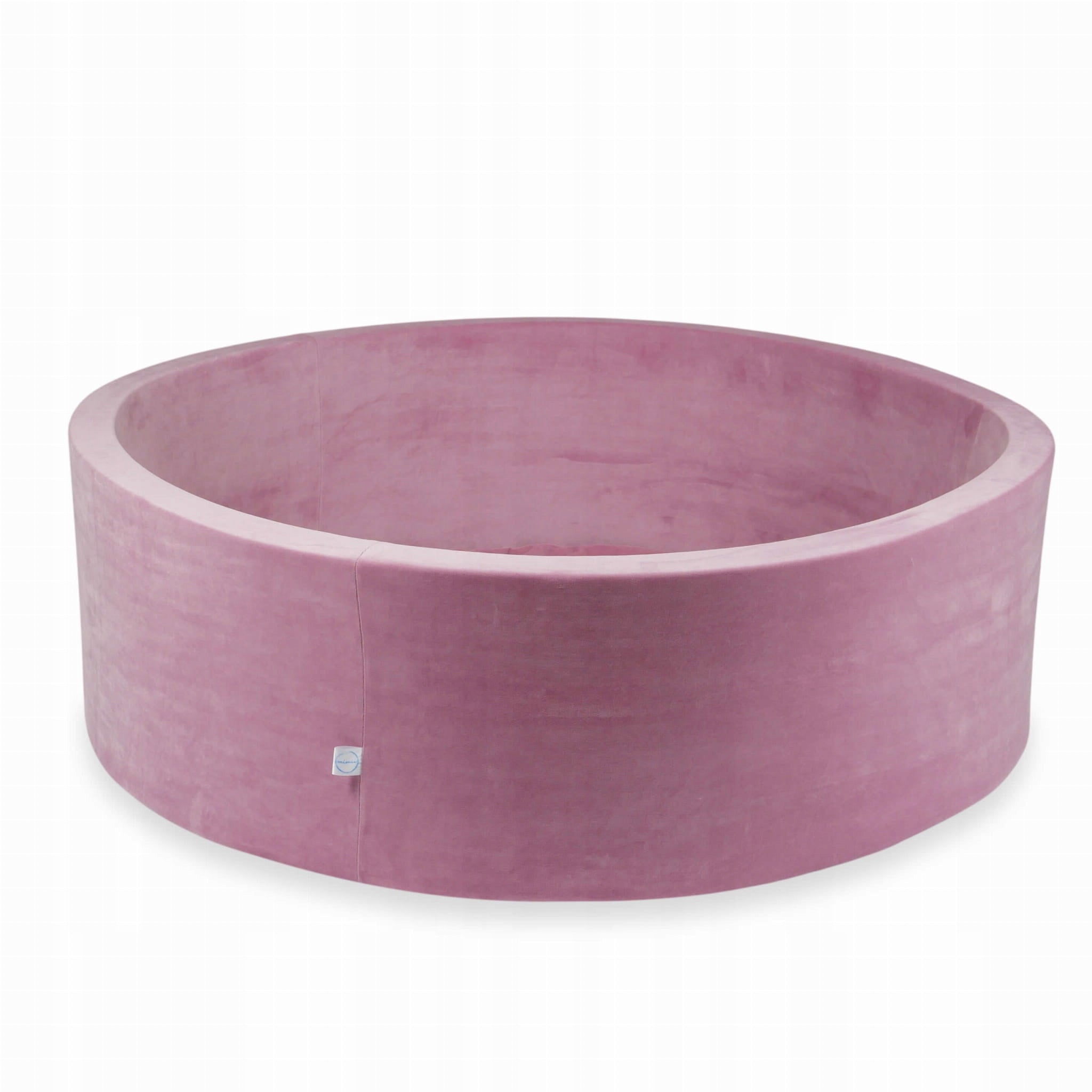 DRY POOL without balls PLAYPEN for children 130x40cm Soft Pink round