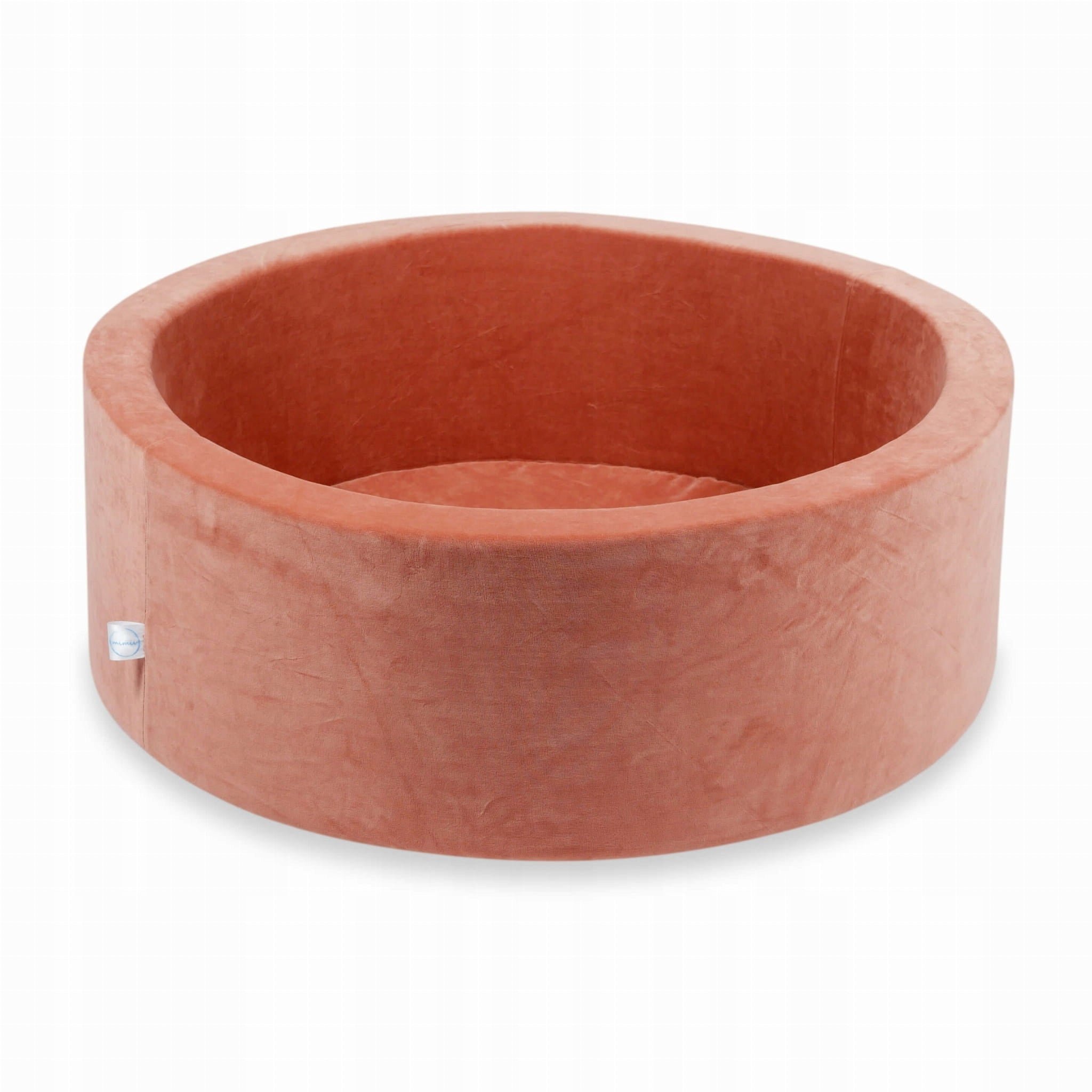DRY POOL without balls PLAYPEN for children 90x30cm Soft Canyon Clay round