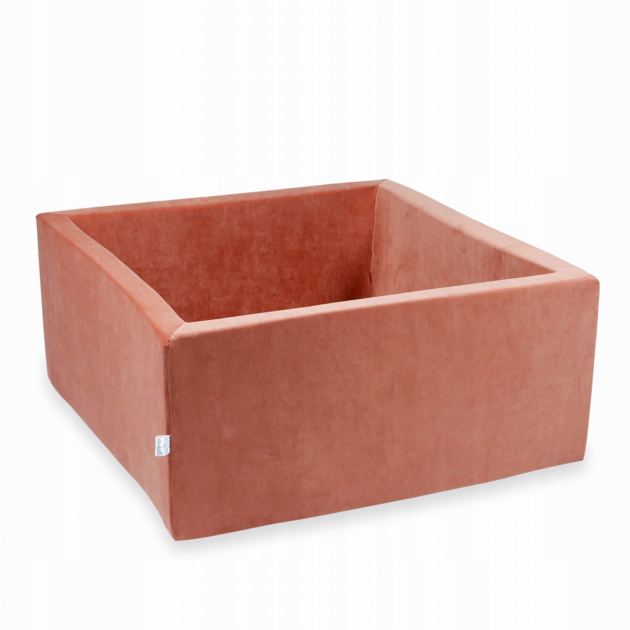 DRY POOL without balls PLAYPEN for children 90x90x40cm Soft Canyon Clay square