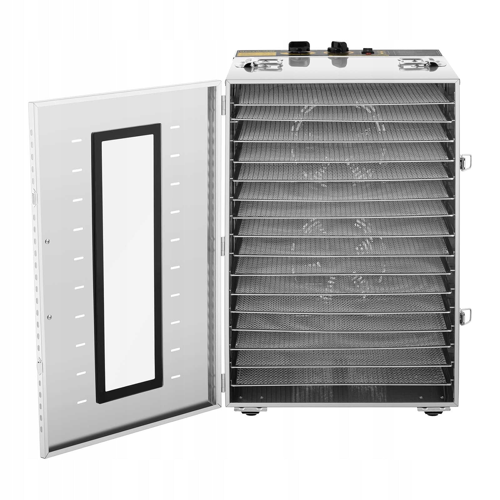 DRYER DEHYDRATOR 16 LEVELS 1500W TIMER INOX Manufacturer code 10011615