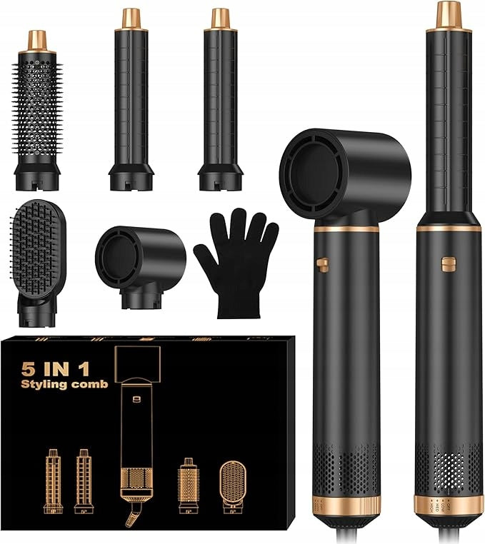 DRYER STRAIGHTENER CURLING IRON HAIR BRUSH MULTIFUNCTIONAL IONIZATION