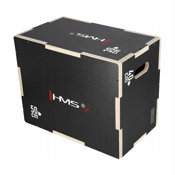 DSC03 PLYOMETRIC BOX BLACK 500x400x300MM HMS