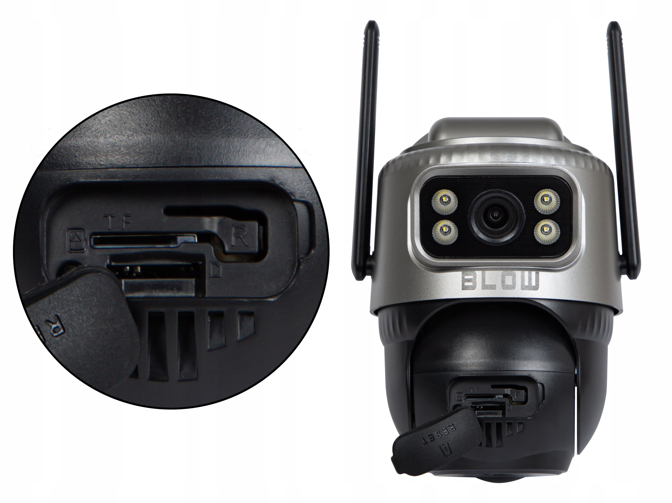 DUAL CAMERA WiFi IP 4MP SOLAR OUTDOOR WIRELESS SMART IP66 PTZ Brand Blow