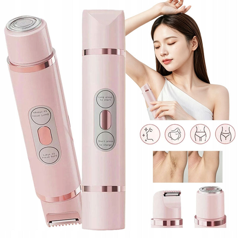 DUAL HEAD CORDLESS TRIMMER FOR SENSITIVE SKIN 2IN1