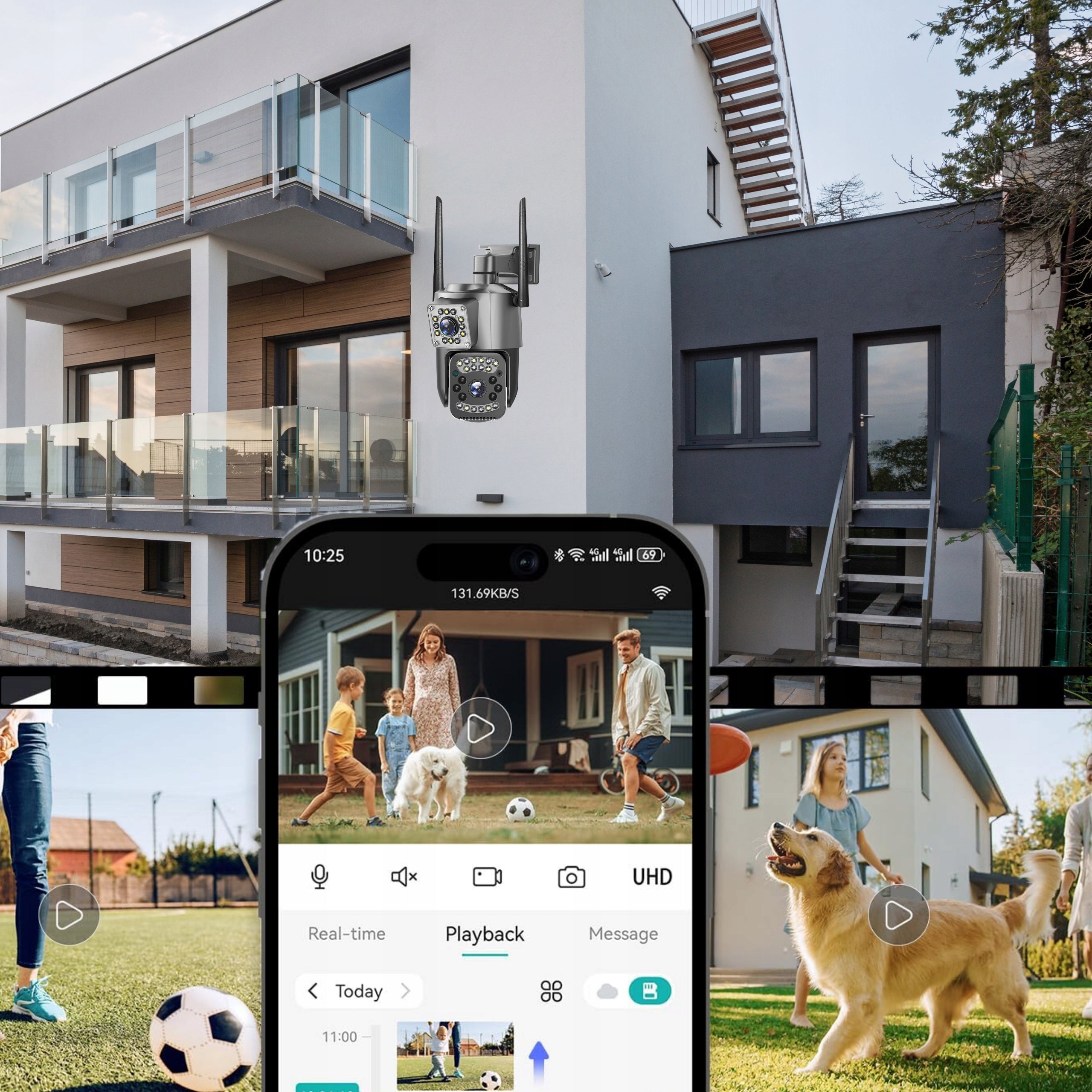 DUAL OUTDOOR WIFI CAMERA SMART IP QUADHD 4MPX APPLICATION IR DETECTION Certificates of conformity CE WEEE