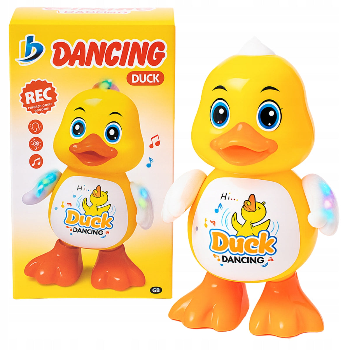 DUCK DANCING DUCK INTERACTIVE EDUCATIONAL GLOWING PLAYING Brand no brand